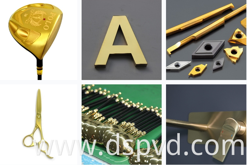 PVD door lock handle